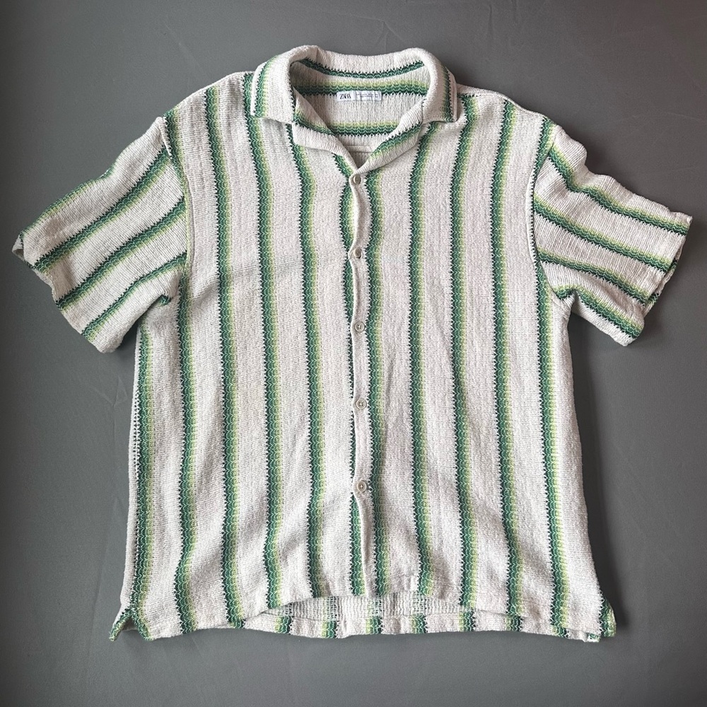 Men’s Zara Crochet Shirt
